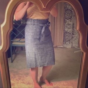 Like new Ann Taylor chambray pencil skirt